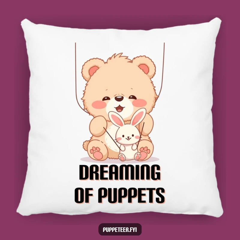 Funny Bear Cub Puppet Pillow, Cozy and Hilarious Gift for Cuddles and Cute Decor